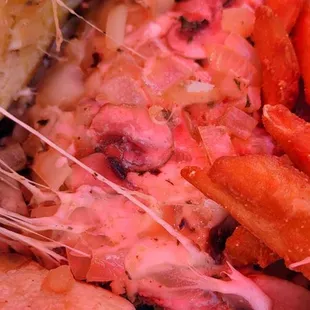 Raw mushrooms, Greece soaked bread