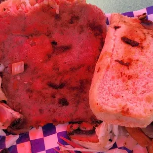 Not toasted, grease filled,