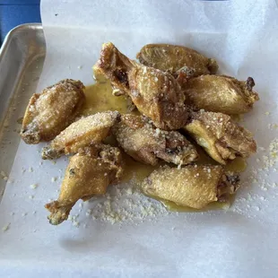 Garlic Parm wings