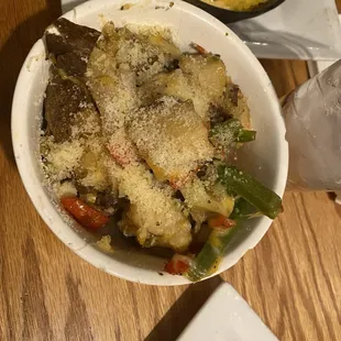 potatoes and peppers