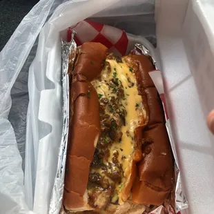 The Cheesy Hot Sloppy Dogg