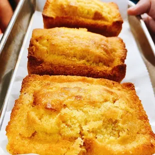 Cornbread with the honey butter spread, lawd.