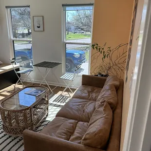 "Living room" seating area