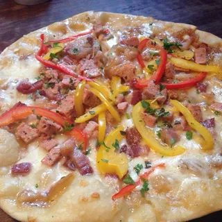 House Sausage, Smoked Bacon, Caramelized Onion, Sweet Peppers