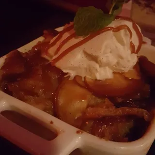 Apple Pear Bread Pudding