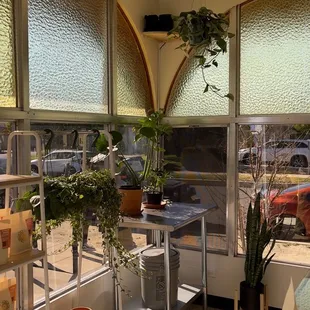 Pretty retail corner next to the ordering station.