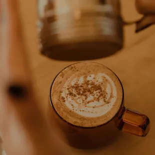 honey cinnamon lattes