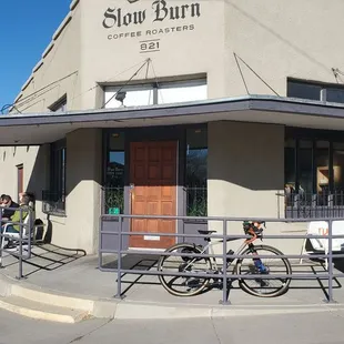 Front of the building