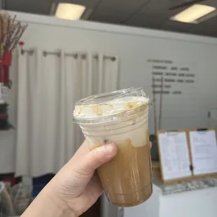 Iced Peanut Butter Latte
