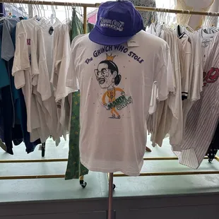 Slow Down displaying a racist t-shirt for sale...