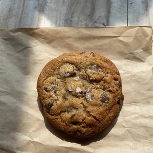 Sea salt chocolate chip cookie