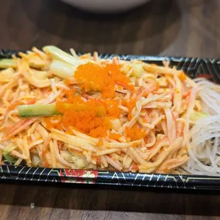 September 3, 2023; Kani salad.