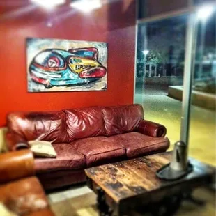 So I stopped in for coffee &amp; left w/ 2 paintings (not this one) but I may go back for it