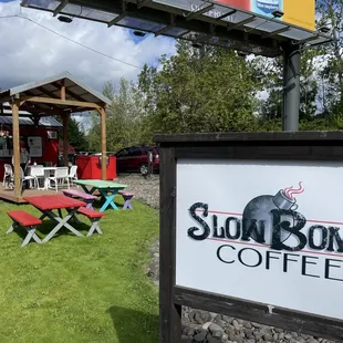 Outdoor seating area