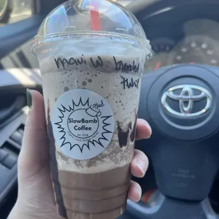 Maui wowi mocha blended