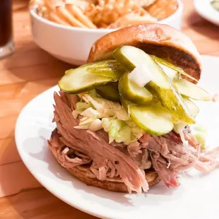 The Reason (no NC sauce, extra pickles)