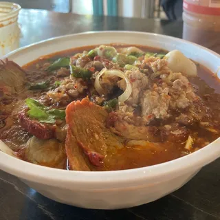 Tom Yum Noodle With Ground Pork