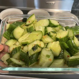 Cucumber Salad in House Special Sauce