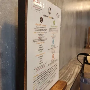  the menu