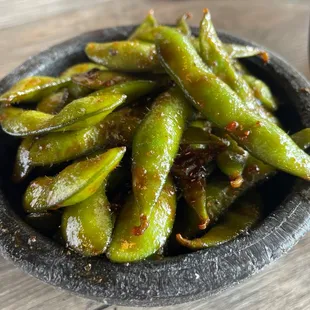 Garlic Edamame