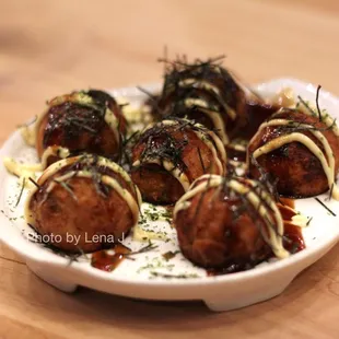 Takoyaki ($10) - doughy inside