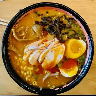 Spicy tonkatsu ramen