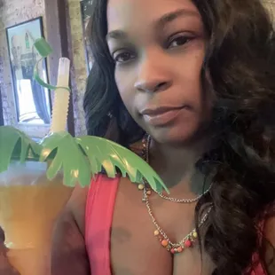 Mango mixed with pineapple lemonade