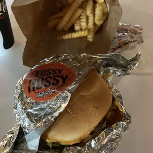 Fussy Hussy and Fries