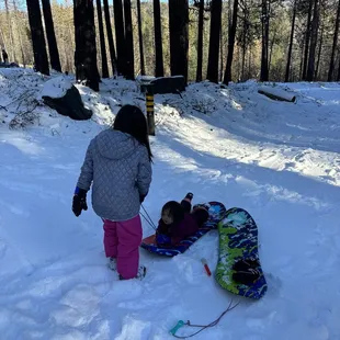 Look at all this snow.