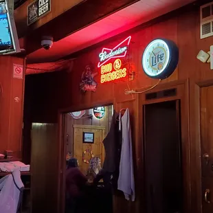 Bud &amp; Burgers here