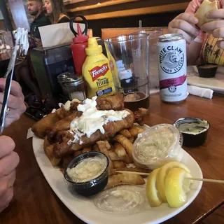 Beer-Battered Fish Dinner