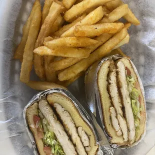 Grilled chicken sandwich