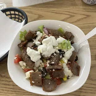 Small Gyro Greek Salad