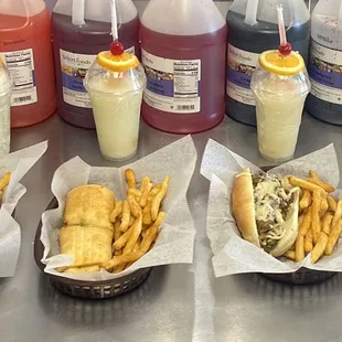 Crispy Philly cheese steak