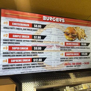 Burger Menu