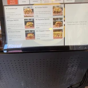 Self-order Kiosk to skip the line and customize orders