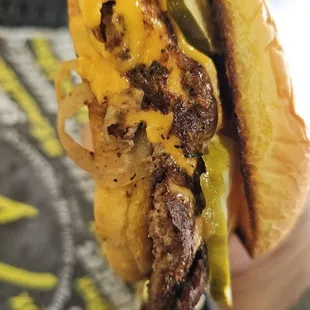 Big Smack right before I took a bite