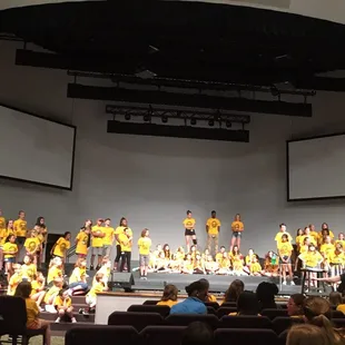 Campers taking the stage!