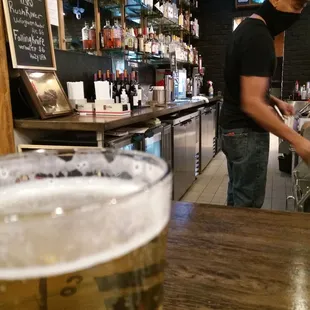 Wow, they have a full bar up in here  #clink