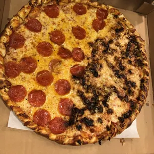 Those peppers were supposed to be green.