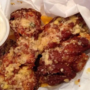 Half order of Garlic Parmesan Wings!!