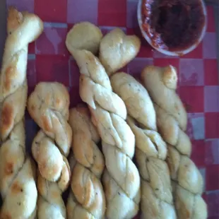Garlic Parmesan breadsticks