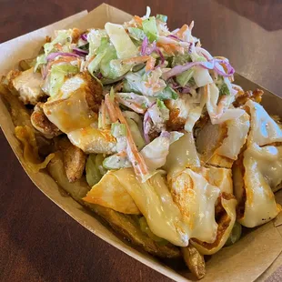 Buffalo chicken on fries