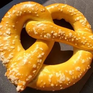 Fresh baked soft pretzel!
