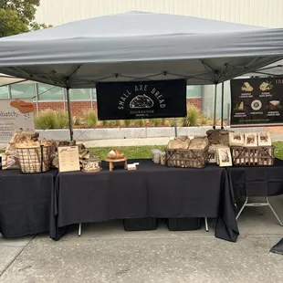 Orange Home Grown Farmers Market booth