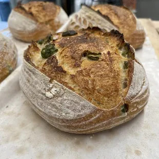 Sourdough Olive Loaf