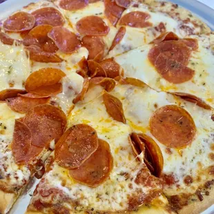 Pepperoni pizza