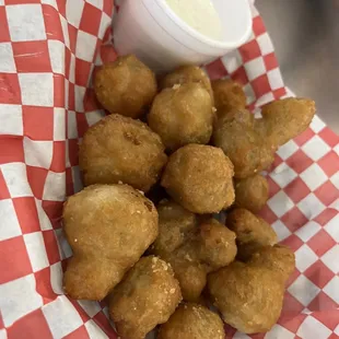 Fried mushrooms