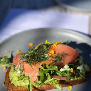 Smoked Salmon Toast