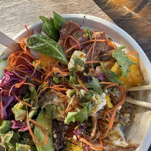 Bento Bowl with Pork Belly... After a few bites